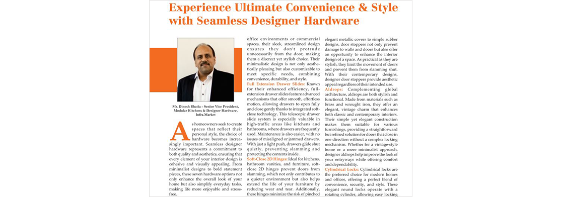 Dinesh Bhatia featured in Building & Construction Update