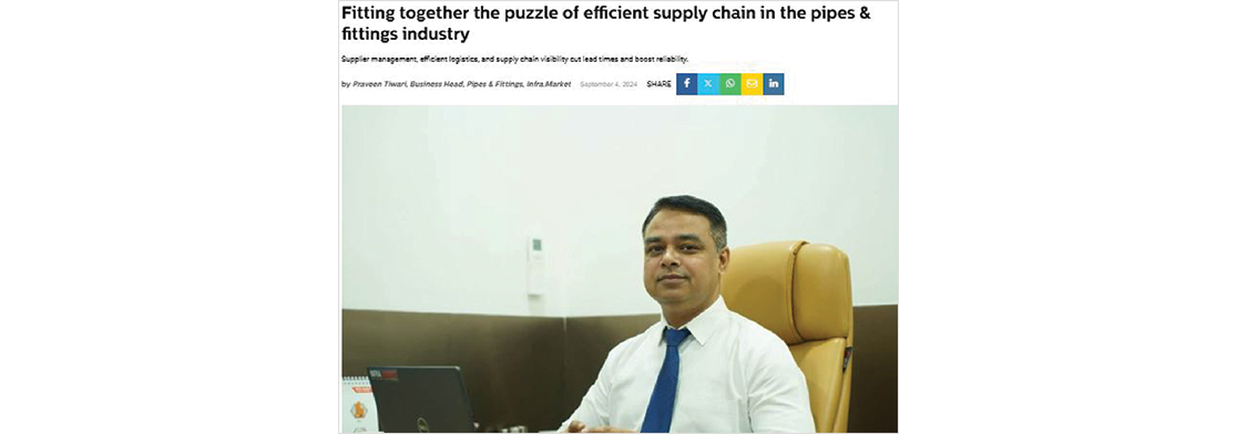 Fitting together the puzzle of efficient supply chain in the pipes & fittings industry