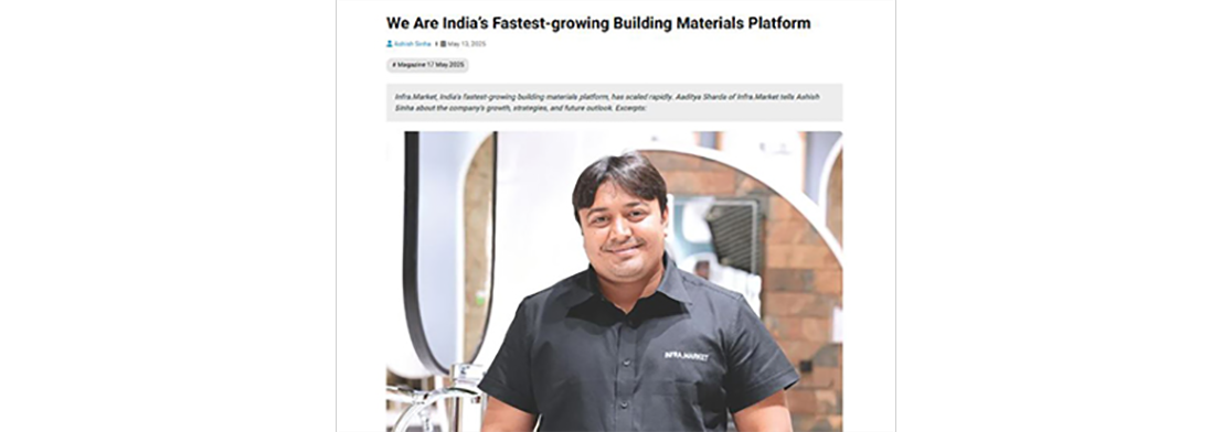 We are India’s Fastest-Growing Building Material Platform